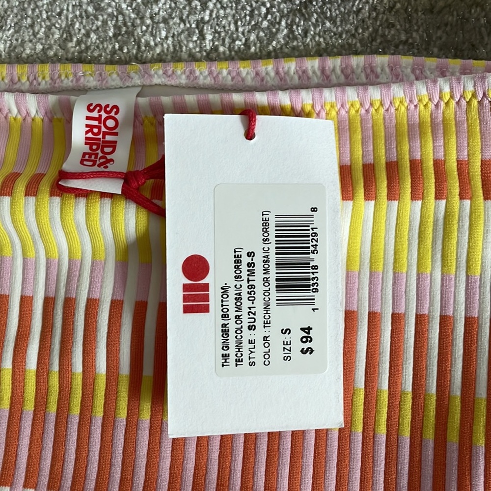 NWT Solid and Striped Ginger Top and Bottom - SOLD AS SET - Picture 6 of 7